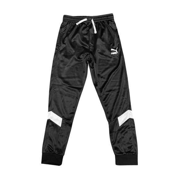 Puma Other - Puma Kids Boys Black Sweatpants with White Lines & Logo